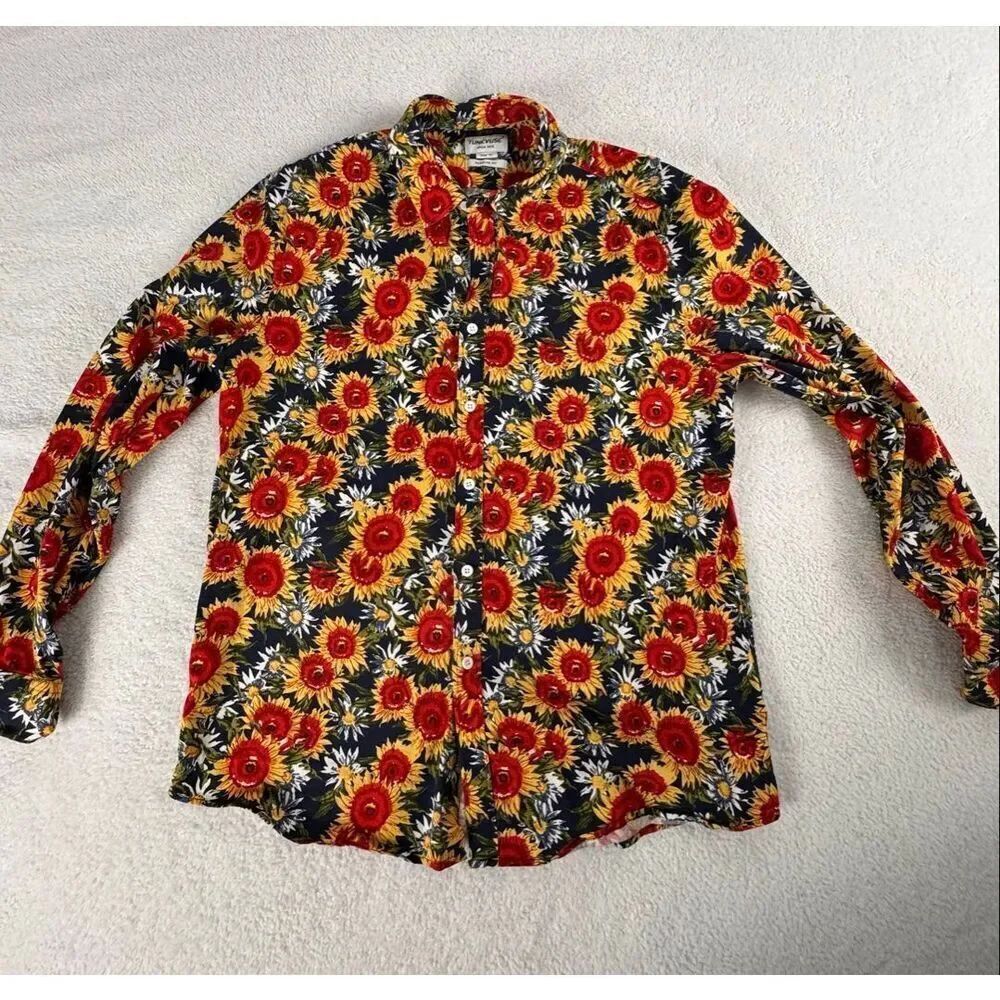 TUNEVUSE Men's Long Sleeve Shirt Regular Fit Size XL